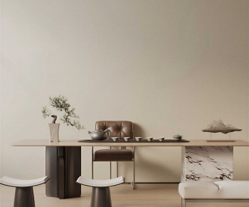 New Chinese Style Tea Tables And Chairs-ID:550796034