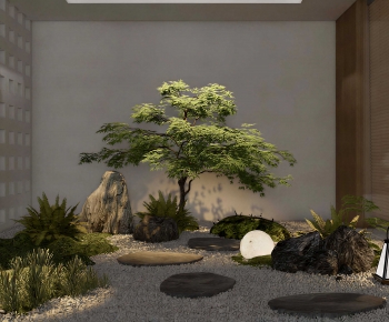 Japanese Style Plant Landscaping-ID:343296056