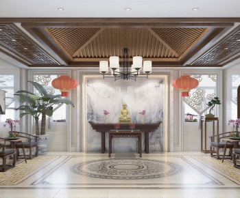 New Chinese Style Temple-ID:884569889