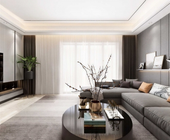 Modern A Living Room-ID:887072091