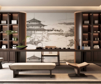 New Chinese Style Tea House-ID:480341918