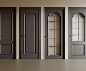 French Style Single Door-ID:357861045