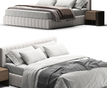Modern Double Bed-ID:867888994
