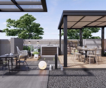 Modern Courtyard/landscape-ID:732935917