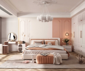 French Style Girl's Room Daughter's Room-ID:100982905