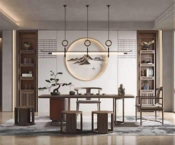 New Chinese Style Tea House-ID:816625128