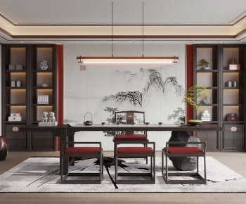 New Chinese Style Tea House-ID:896950017