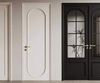 French Style Single Door-ID:380882024