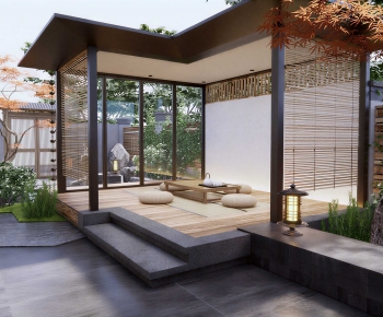 New Chinese Style Tea House-ID:383742097