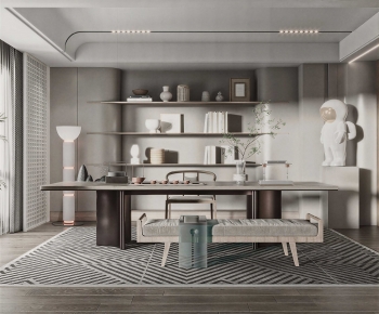 New Chinese Style Tea House-ID:113125093