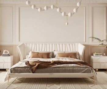 Modern Double Bed-ID:132169965