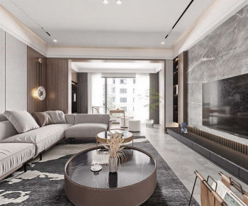 Modern A Living Room-ID:617331032