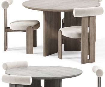 Modern Dining Table And Chairs-ID:843610814