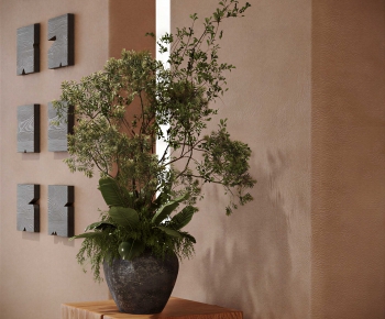 Modern Potted Green Plant-ID:133701095