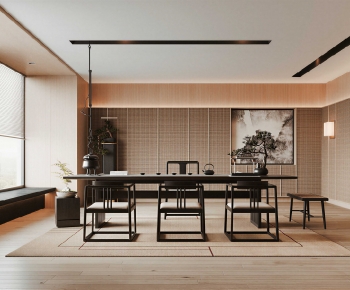 New Chinese Style Tea House-ID:516860015