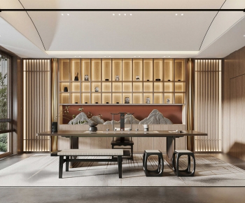 New Chinese Style Tea House-ID:254293922