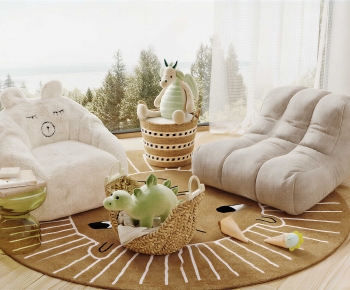 Modern Children's Sofa-ID:354991054