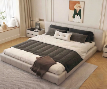 Modern Double Bed-ID:169347056