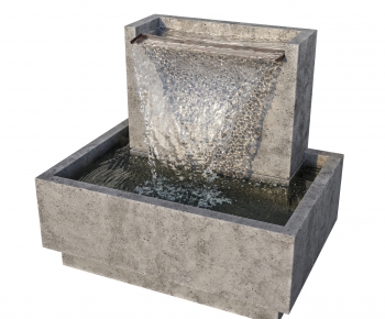 Modern Rockery Waterscape-ID:963932047