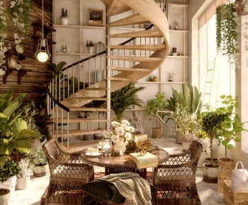 Nordic Style A Living Room-ID:790797007