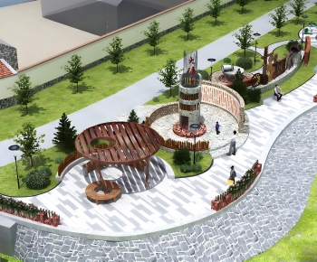 Modern Park Landscape-ID:112799881