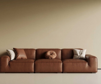 Modern Three-seat Sofa-ID:112027888