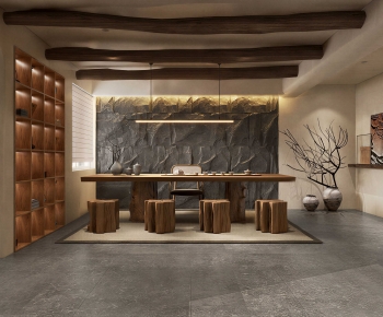 New Chinese Style Tea House-ID:597733978