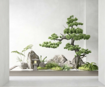 Japanese Style Plant Landscaping-ID:495410929