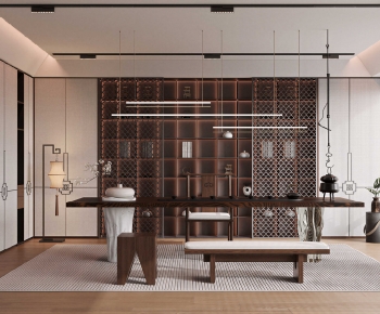 New Chinese Style Tea House-ID:394891986