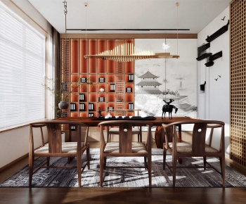 New Chinese Style Tea House-ID:974143038