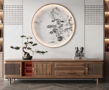 New Chinese Style TV Cabinet-ID:727523093
