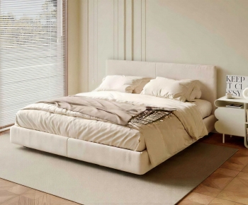 Modern Double Bed-ID:513915065