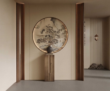 New Chinese Style Hallway-ID:794811967