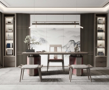 New Chinese Style Tea House-ID:936916115