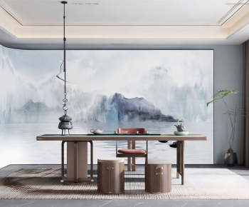 New Chinese Style Tea House-ID:621512894