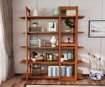 New Chinese Style Bookshelf-ID:827229981