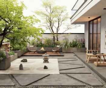 Modern Courtyard/landscape-ID:195372108
