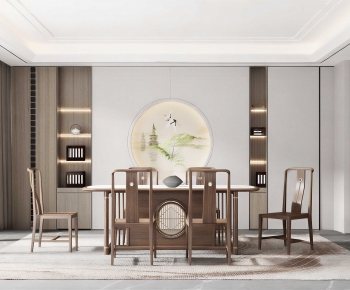 New Chinese Style Tea House-ID:646449093