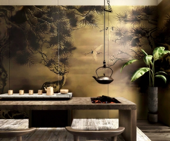 New Chinese Style Tea House-ID:194745069