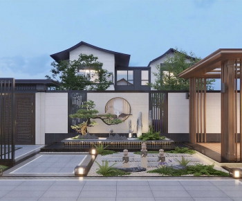 New Chinese Style Courtyard/landscape-ID:565988067