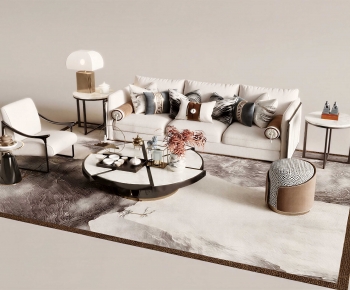 New Chinese Style Sofa Combination-ID:793765078