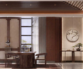 New Chinese Style Manager's Office-ID:829761989