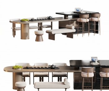 Modern Tea Tables And Chairs-ID:380568039