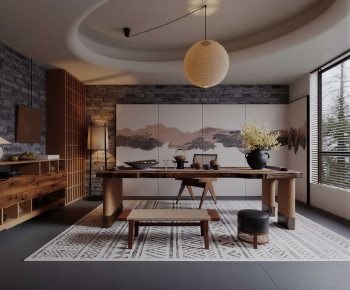 New Chinese Style Tea House-ID:664640905