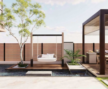 Modern Courtyard/landscape-ID:579986101