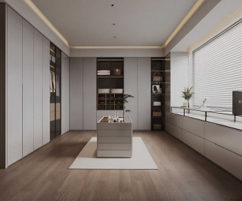 Modern Clothes Storage Area-ID:275648124