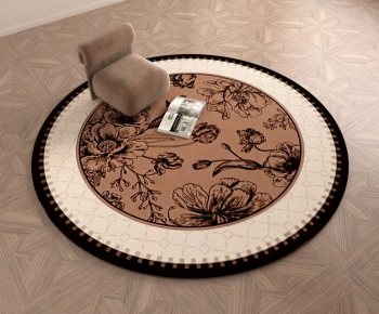 French Style Circular Carpet-ID:261981016