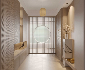 New Chinese Style Hallway-ID:444529069