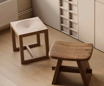 Wabi-sabi Style Stool-ID:245929003