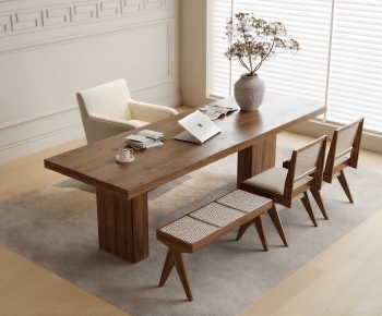 Modern Computer Desk And Chair-ID:868439743